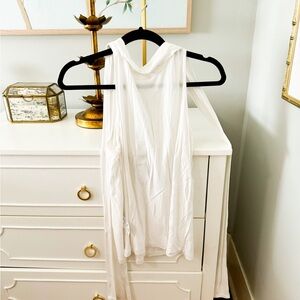 Banana Republic High Neck Tie Top